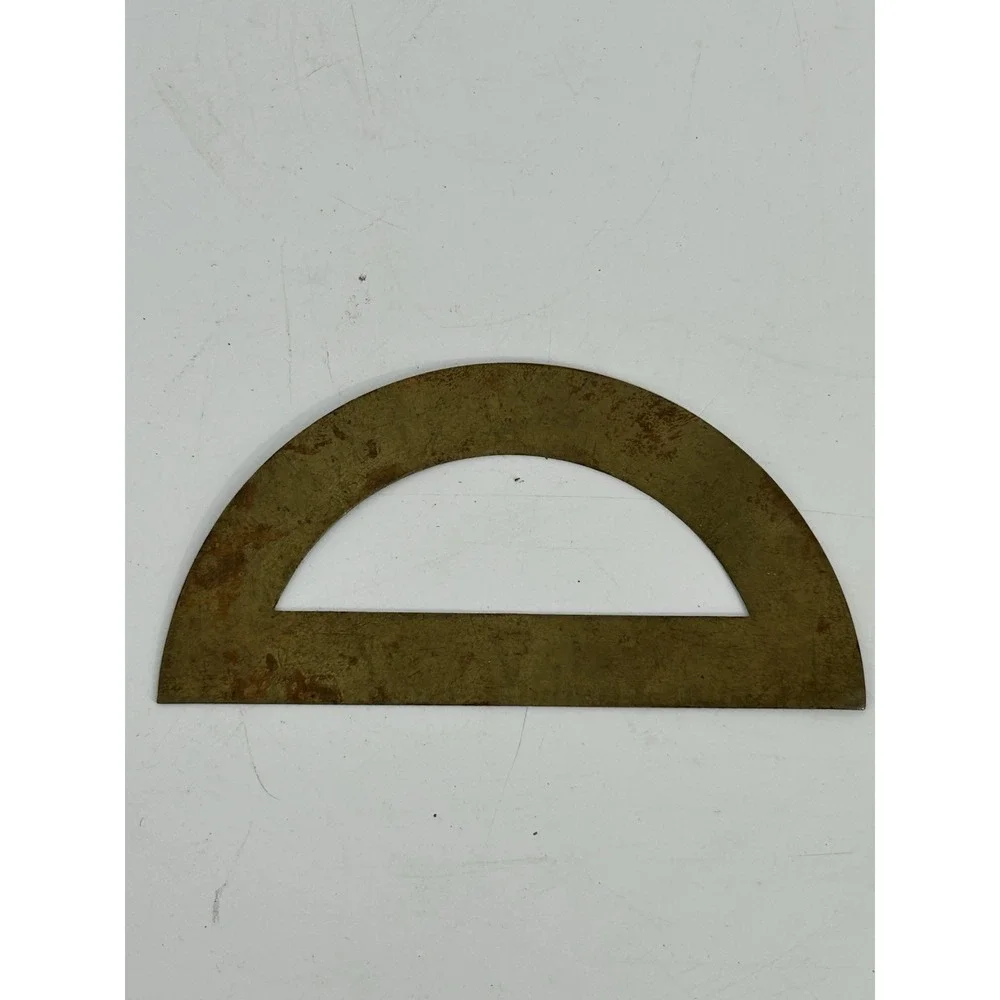 Vintage Brass Protractor Made In USA